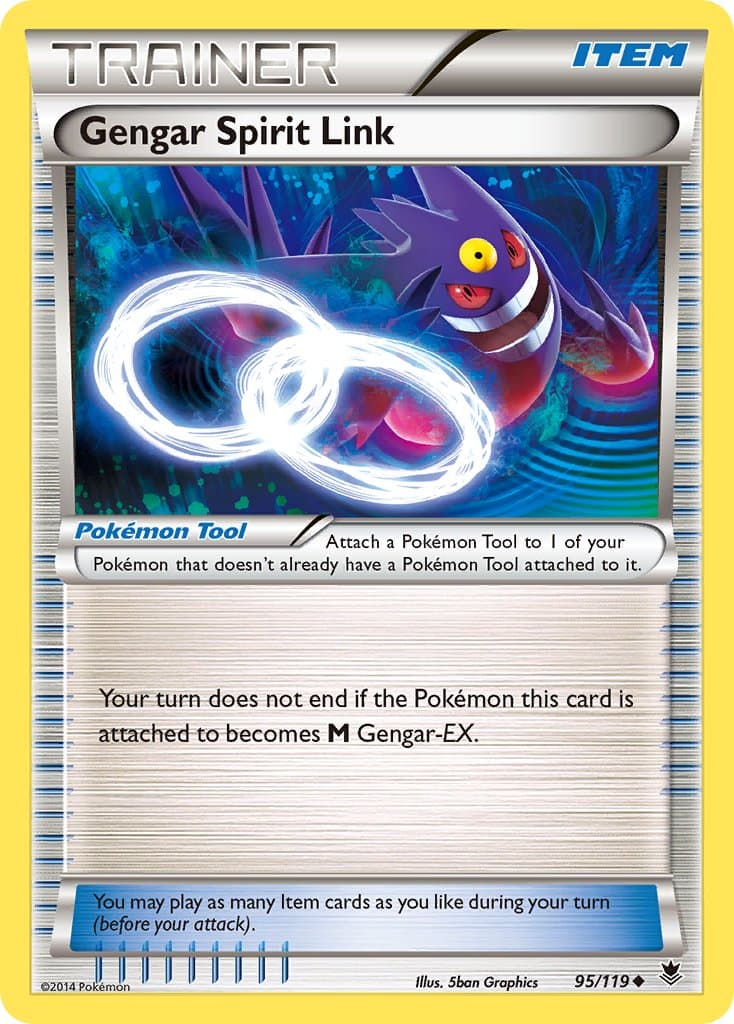 Gengar Spirit Link — Phantom Forces Pokémon card