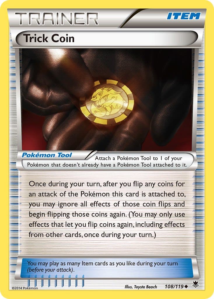 Trick Coin — Phantom Forces Pokémon card