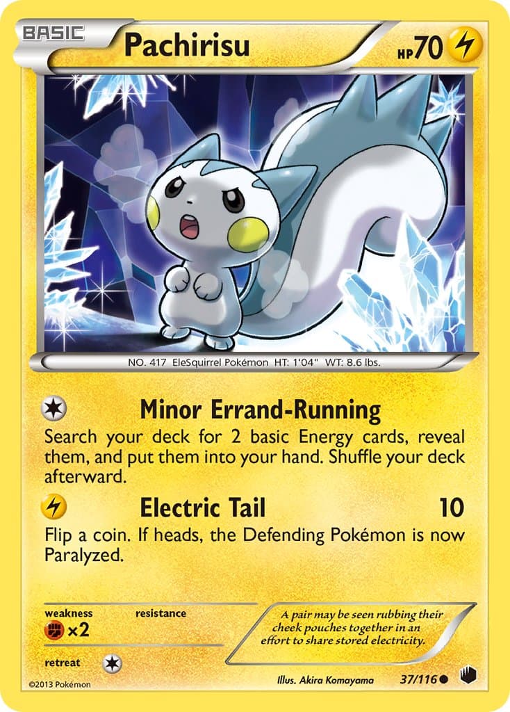 Pachirisu — Plasma Freeze Pokémon card