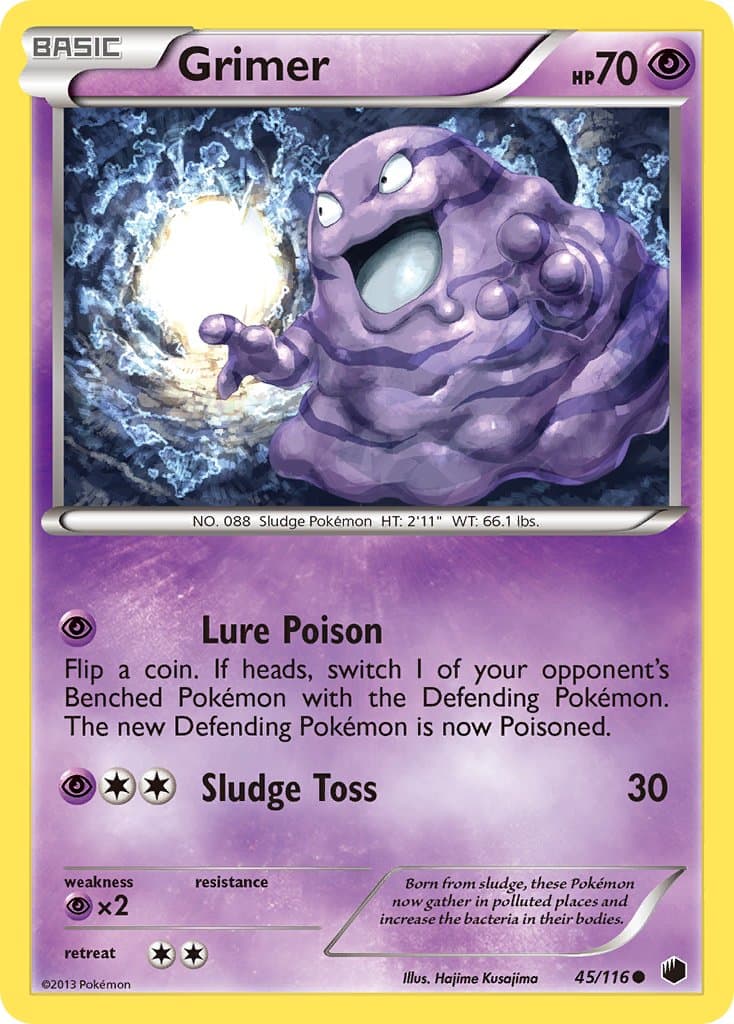 Grimer — Plasma Freeze Pokémon card