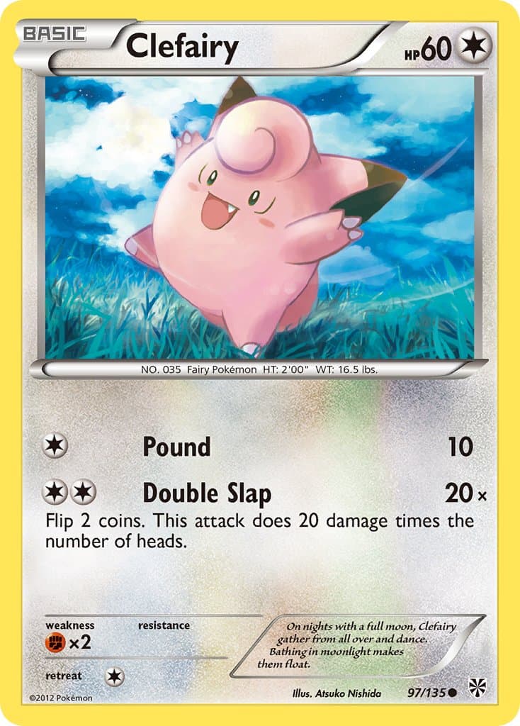 Clefairy — Plasma Storm Pokémon card