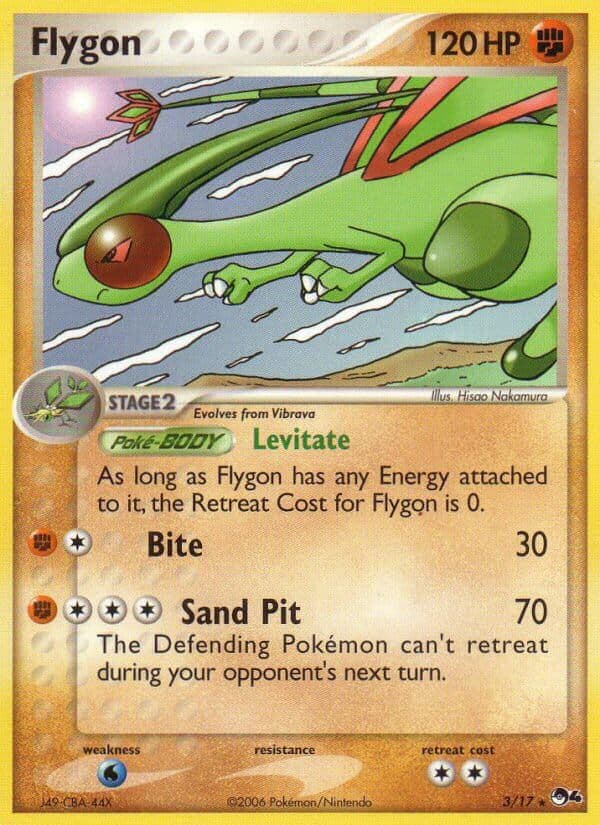 Flygon — Pop Series 4 Pokémon card