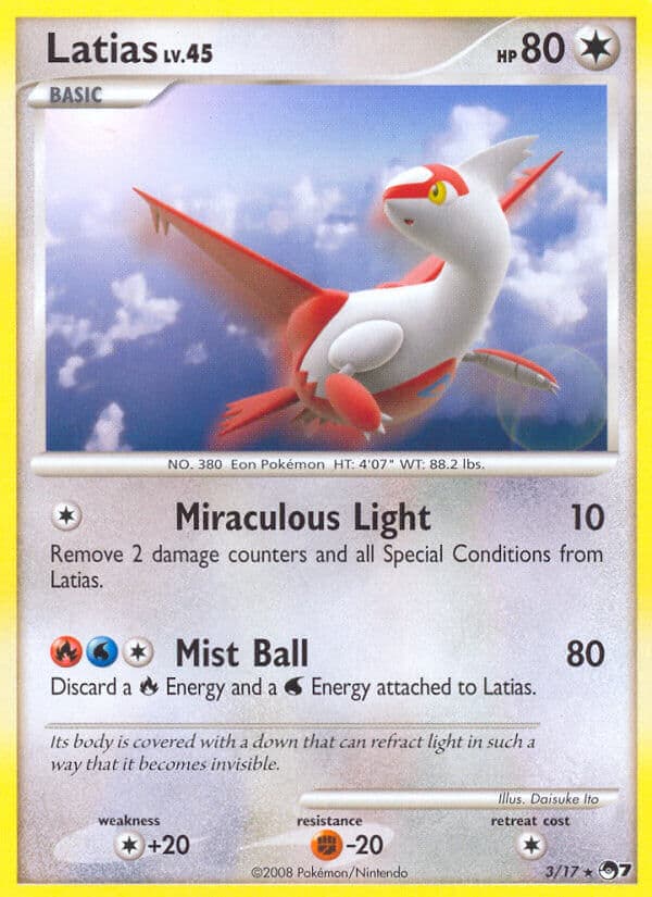 Latias — Pop Series 7 Pokémon card