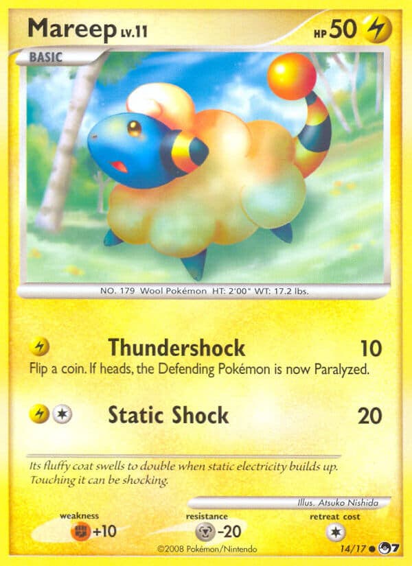 Mareep — Pop Series 7 Pokémon card