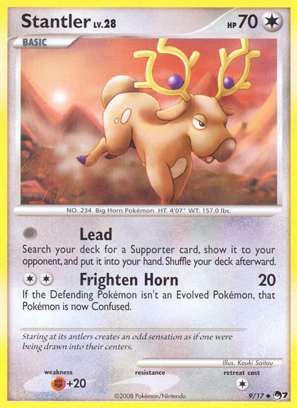 Stantler — Pop Series 7 Pokémon card