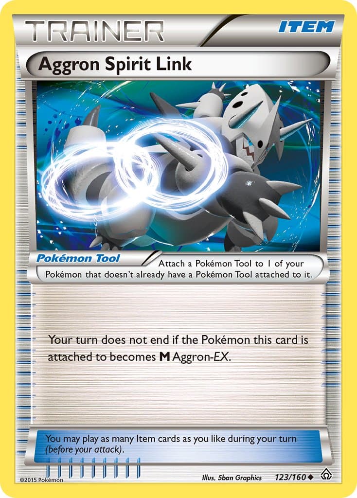 Aggron Spirit Link — Primal Clash Pokémon card