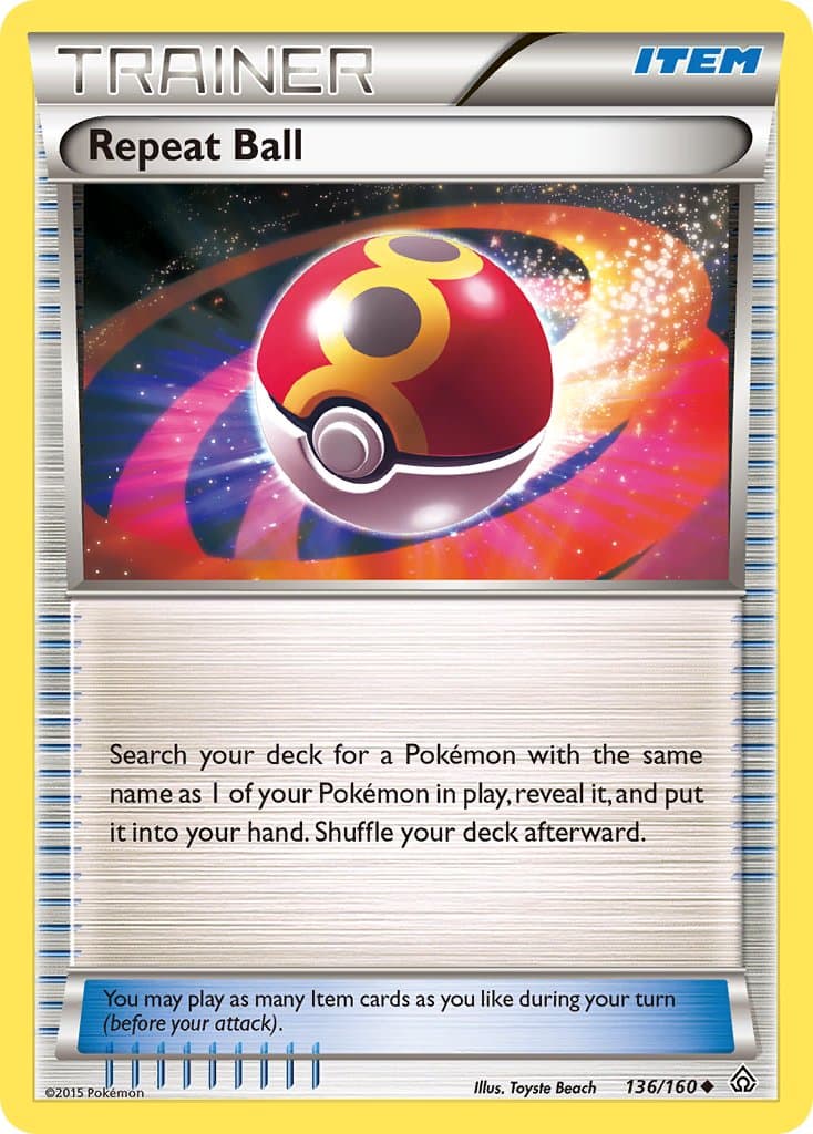 Repeat Ball — Primal Clash Pokémon card