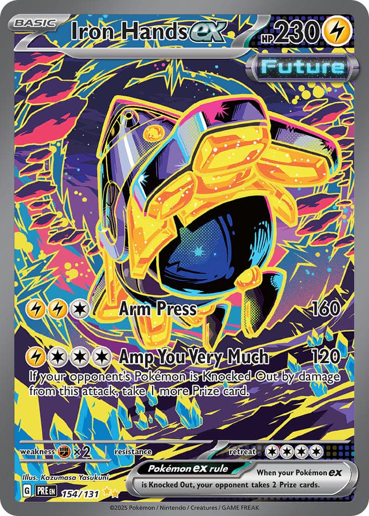Iron Hands ex — Prismatic Evolutions Pokémon card
