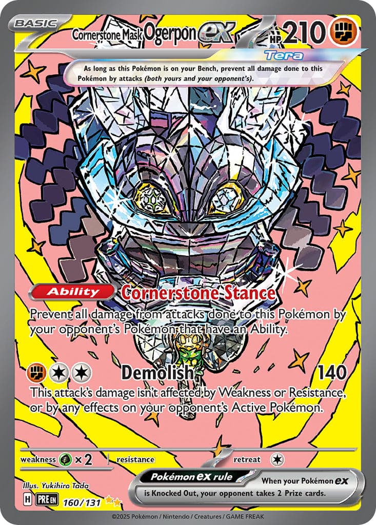 Cornerstone Mask Ogerpon ex — Prismatic Evolutions