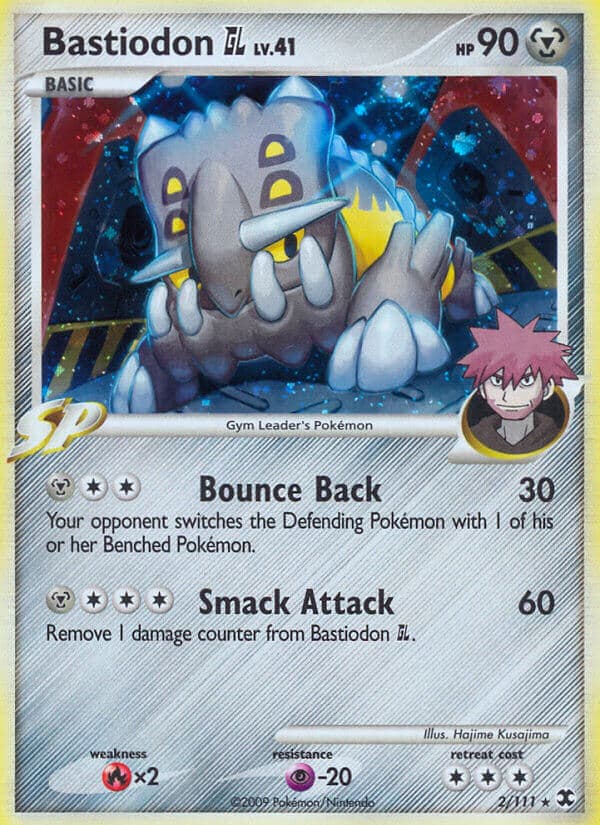 Bastiodon Gl — Rising Rivals Pokémon card
