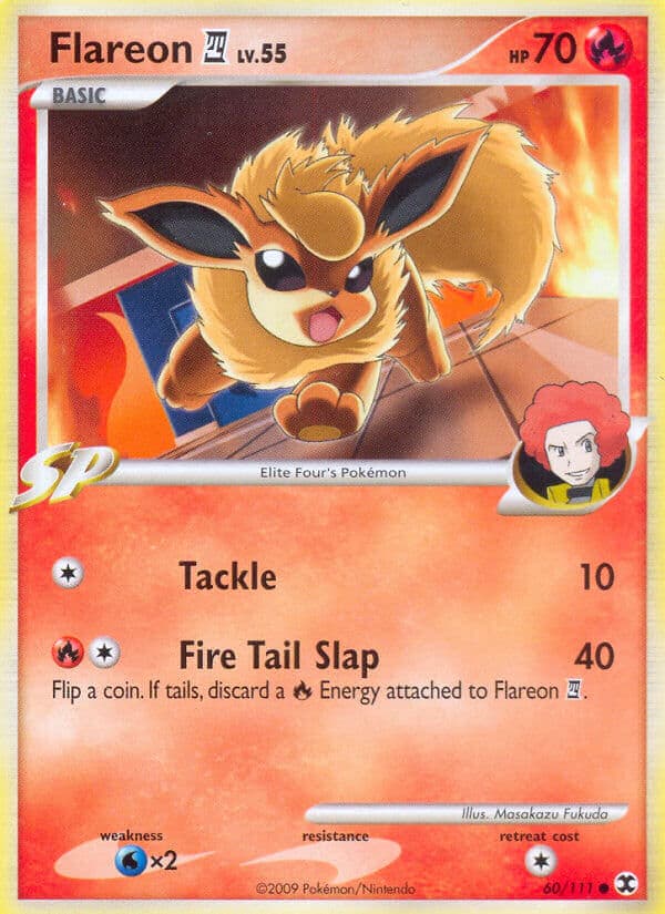 Flareon — Rising Rivals Pokémon card