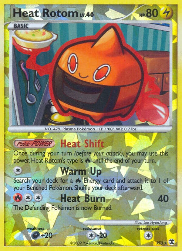 Heat Rotom — Rising Rivals Pokémon card
