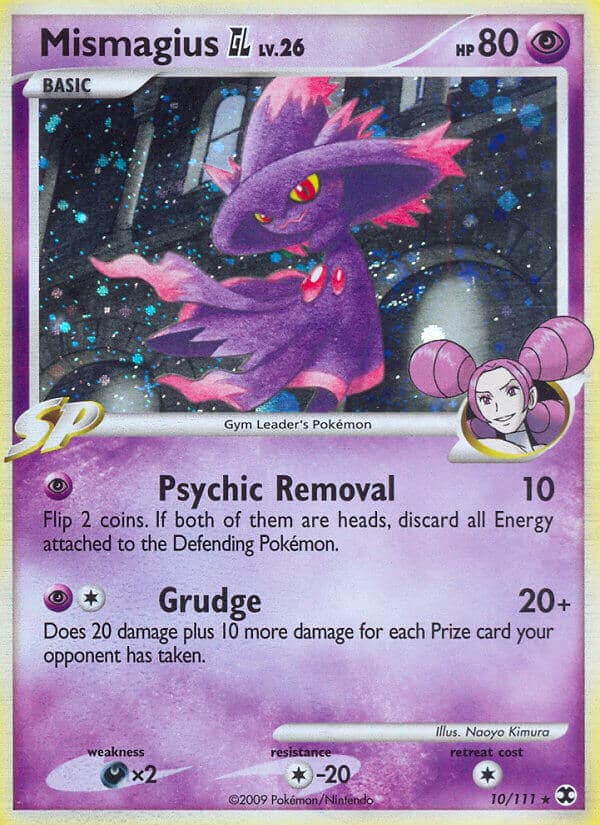Mismagius Gl — Rising Rivals Pokémon card