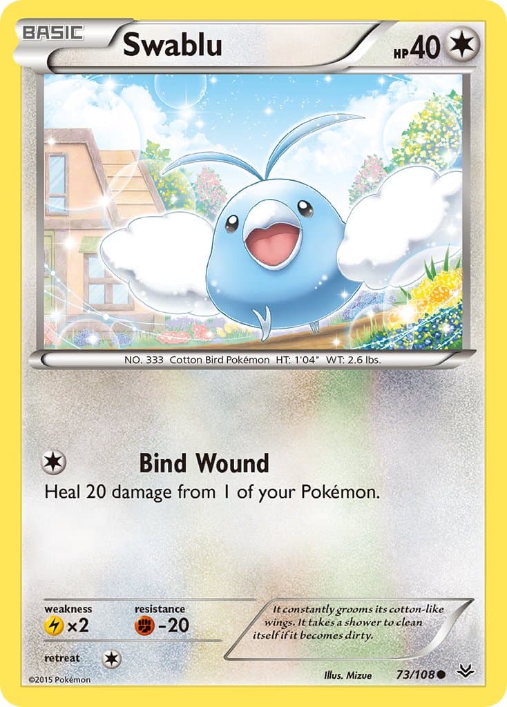 Swablu — Roaring Skies Pokémon card