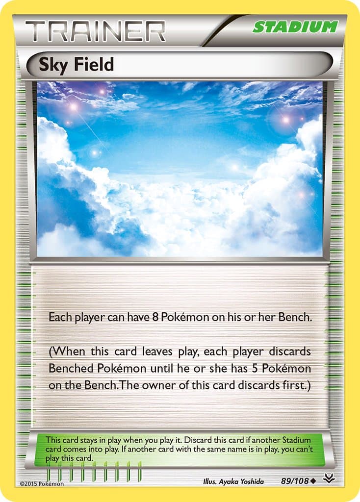 Sky Field — Roaring Skies Pokémon card