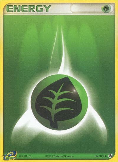Grass Energy — Ruby & Sapphire Pokémon card