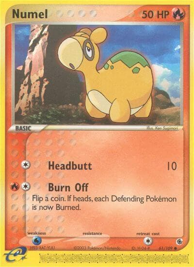 Numel — Ruby & Sapphire Pokémon card