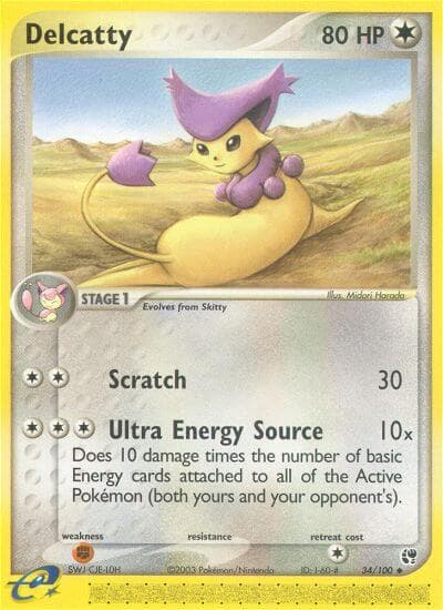 Delcatty — Sandstorm Pokémon card