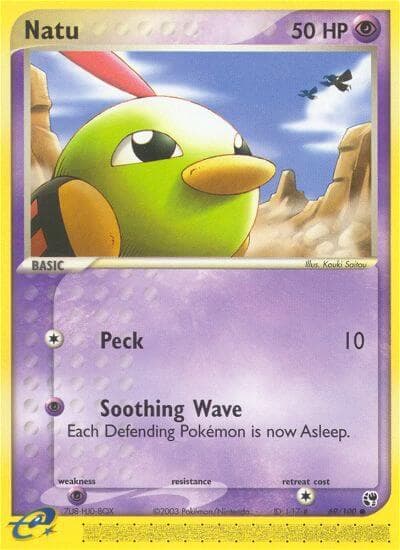 Natu — Sandstorm Pokémon card