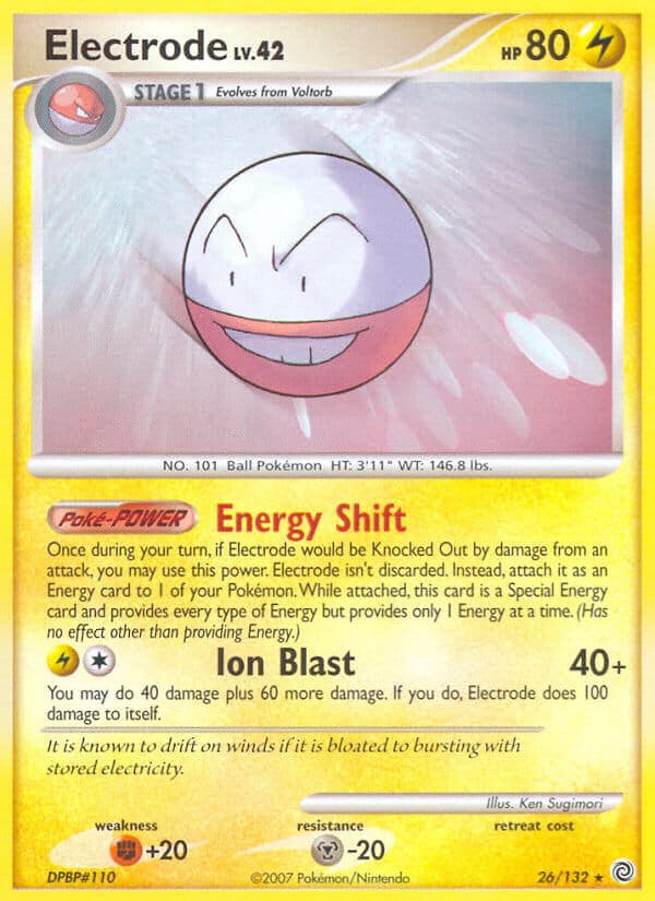 Electrode — Secret Wonders Pokémon card