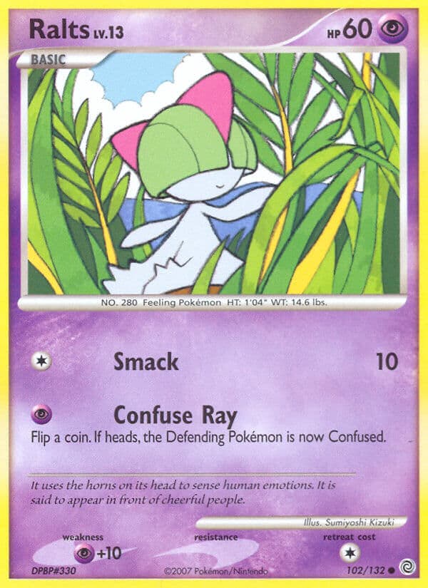 Ralts — Secret Wonders Pokémon card
