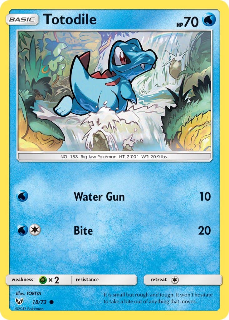 Totodile — Shining Legends