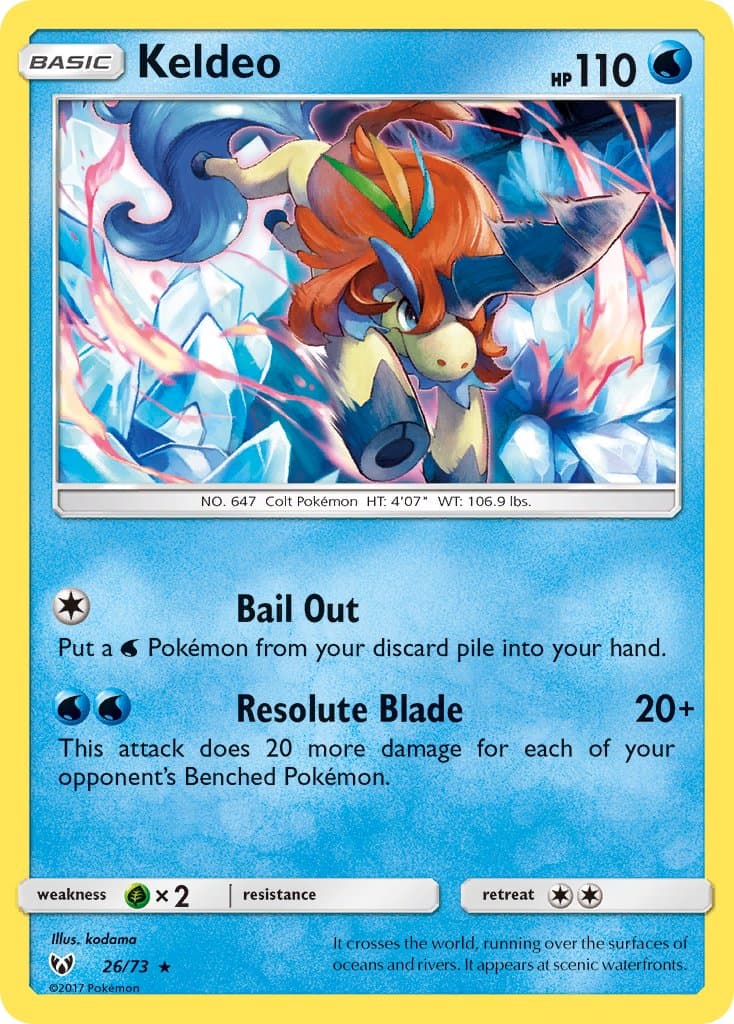 Keldeo — Shining Legends