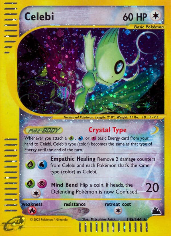 Celebi — Skyridge Pokémon card