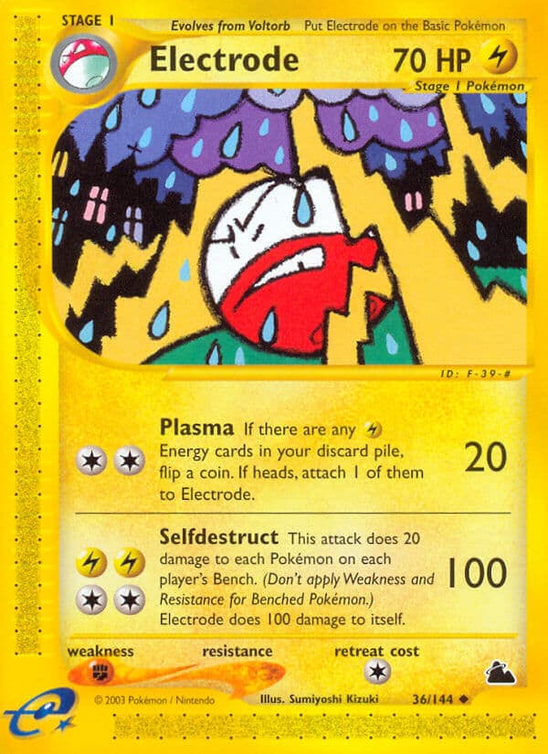 Electrode — Skyridge Pokémon card
