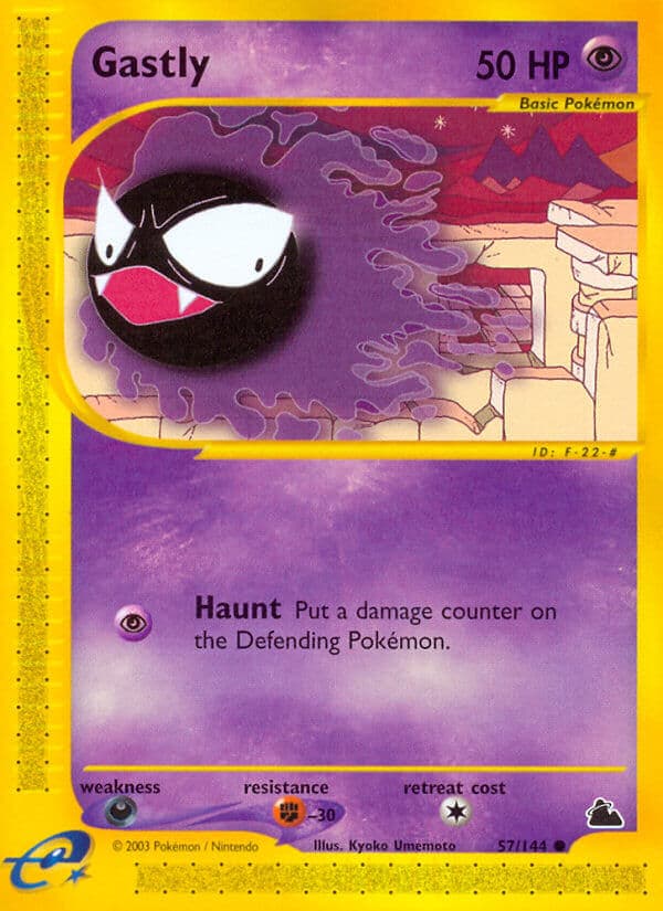 Gastly — Skyridge Pokémon card