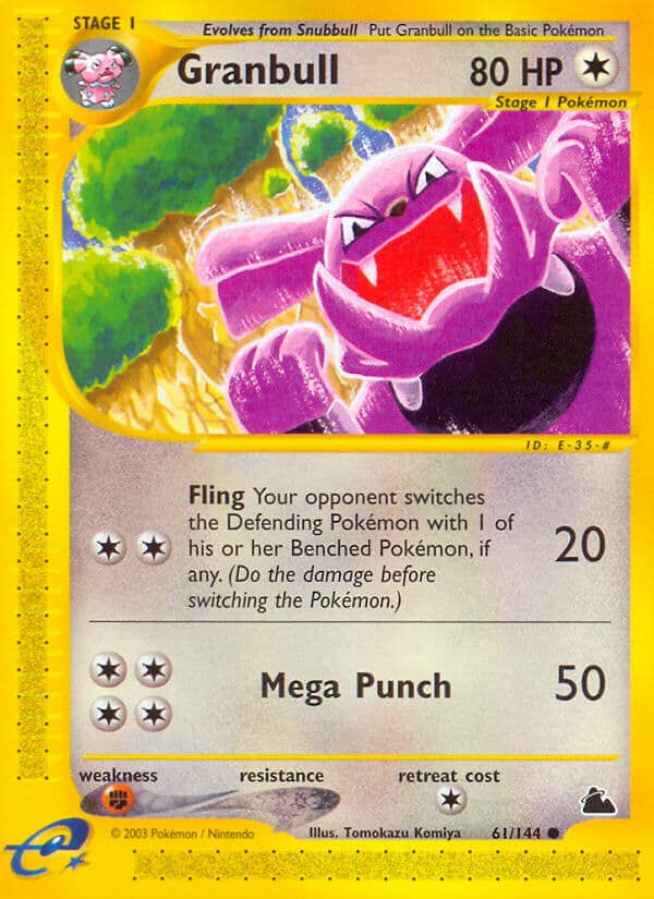 Granbull — Skyridge Pokémon card