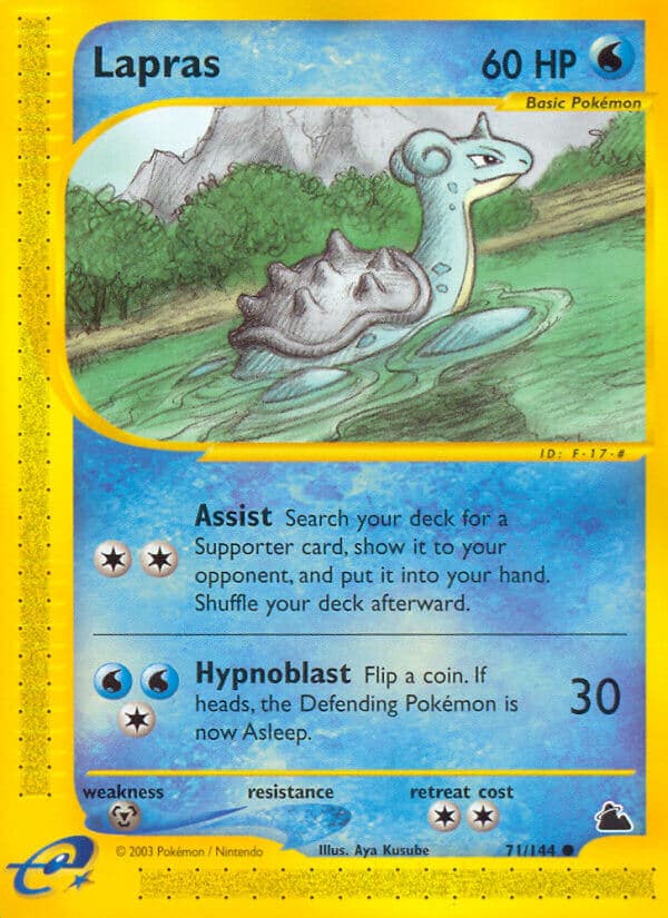 Lapras — Skyridge Pokémon card