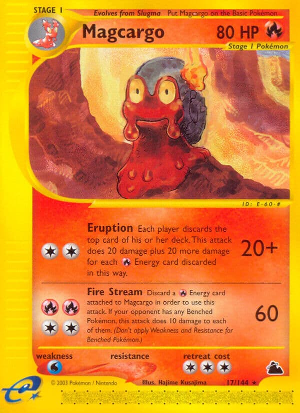 Magcargo — Skyridge Pokémon card