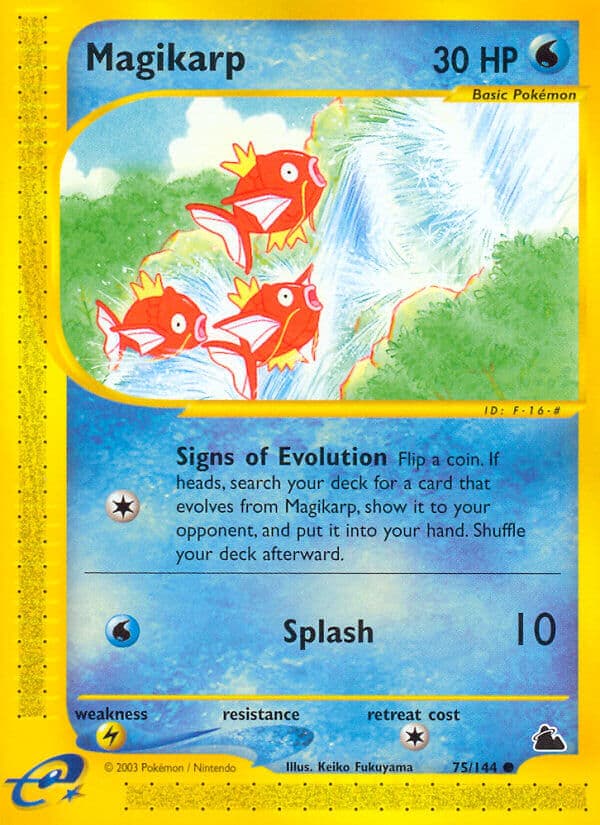 Magikarp — Skyridge Pokémon card