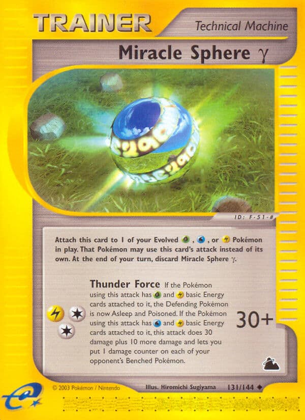 Miracle Sphere Gamma — Skyridge Pokémon card