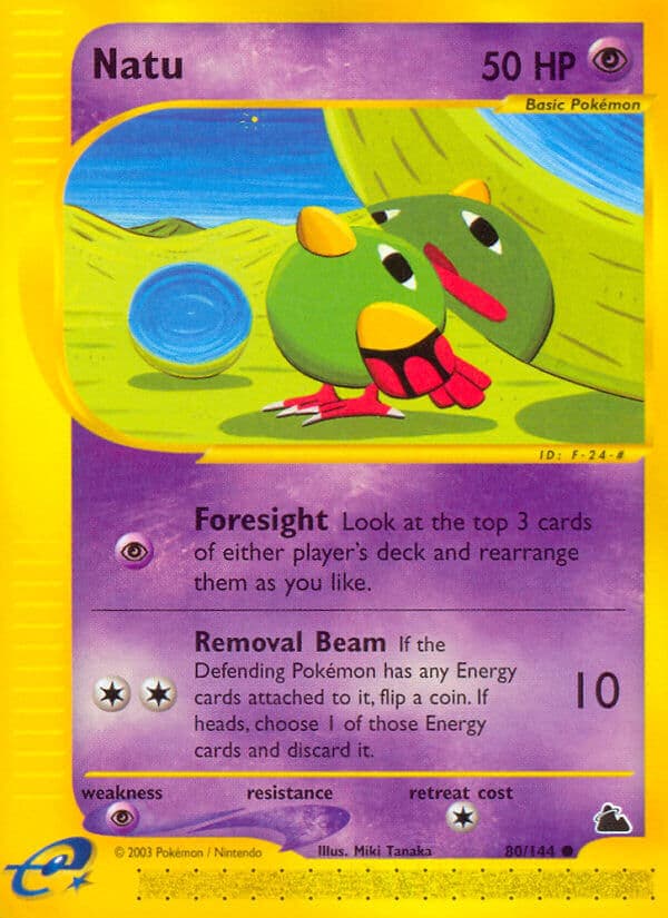 Natu — Skyridge Pokémon card