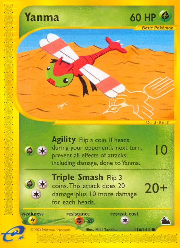Yanma — Skyridge Pokémon card