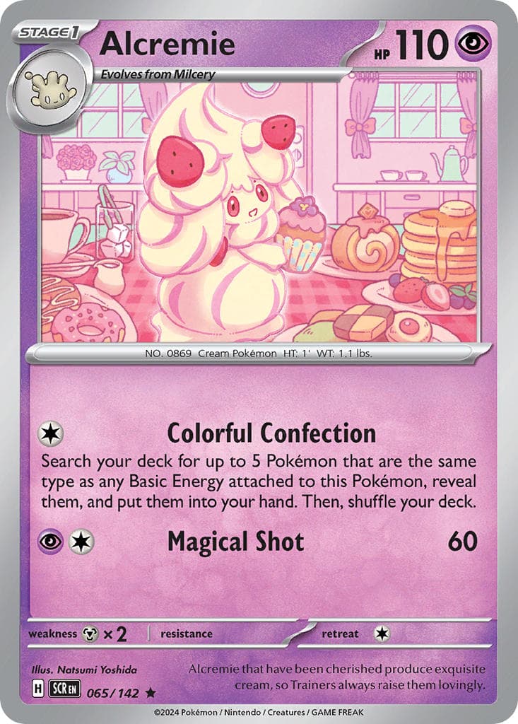 Alcremie — Stellar Crown Pokémon card