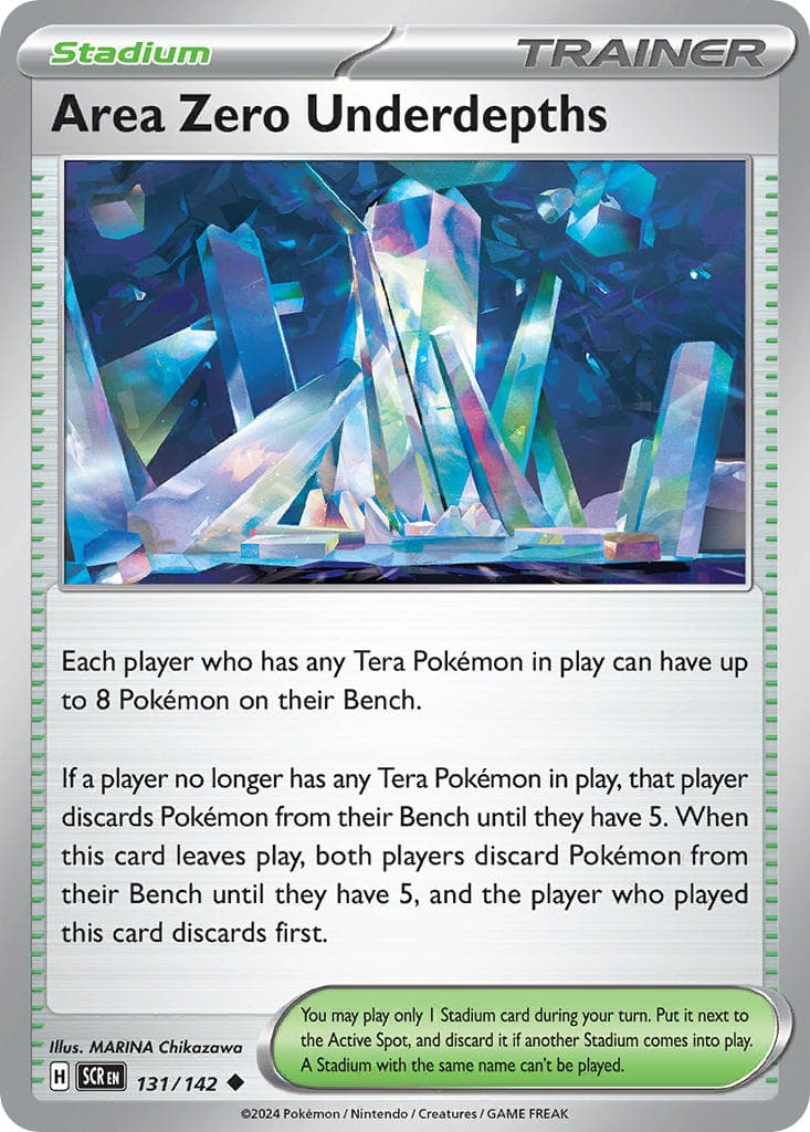 Area Zero Underdepths — Stellar Crown Pokémon card