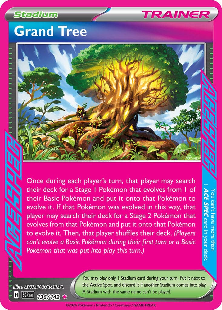 Grand Tree — Stellar Crown Pokémon card