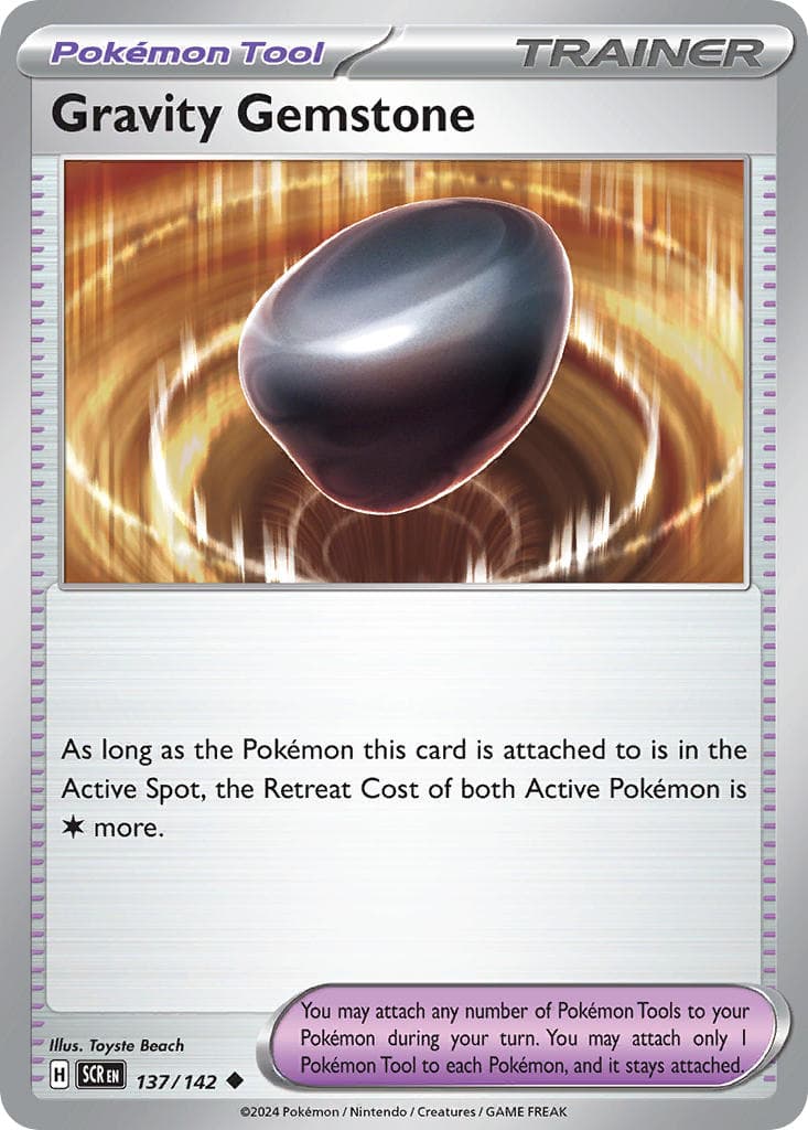 Gravity Gemstone — Stellar Crown Pokémon card