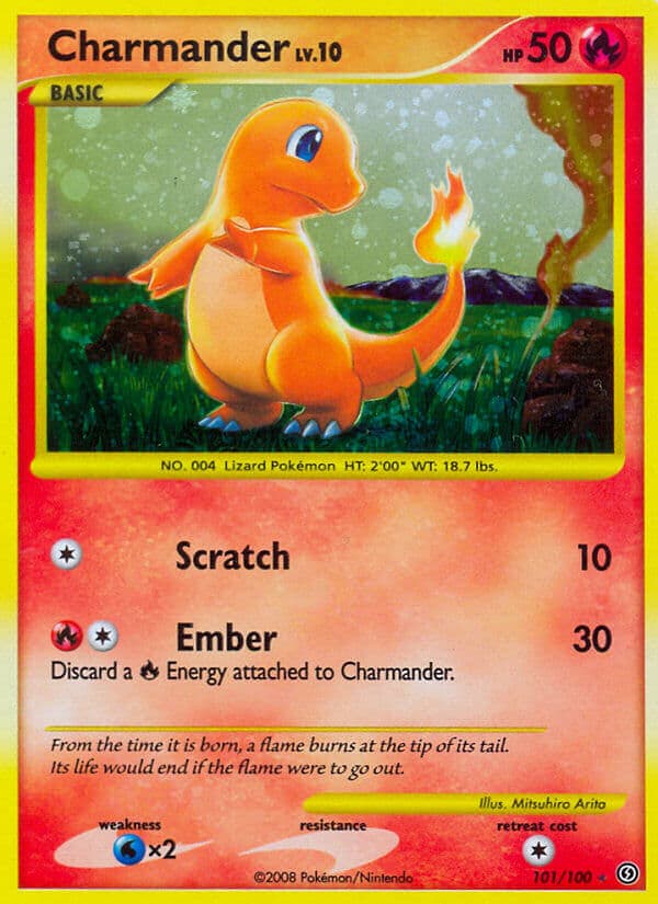Charmander — Stormfront Pokémon card