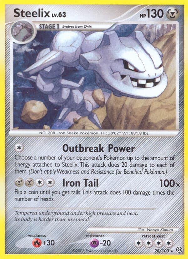 Steelix — Stormfront Pokémon card