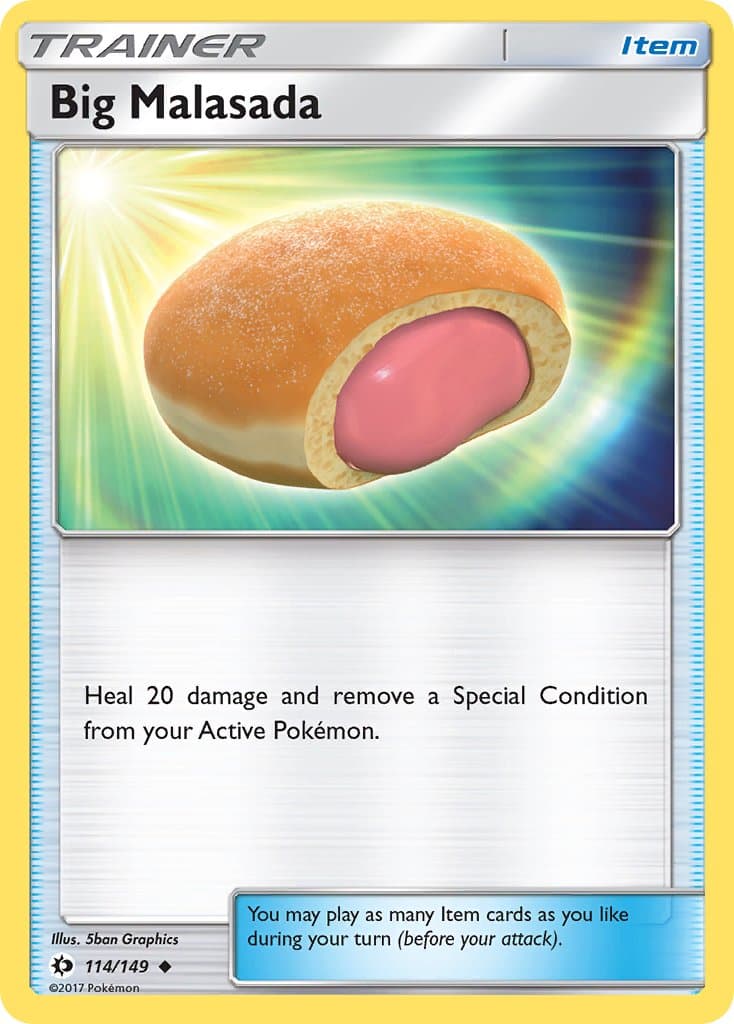 Big Malasada — Sun & Moon Pokémon card