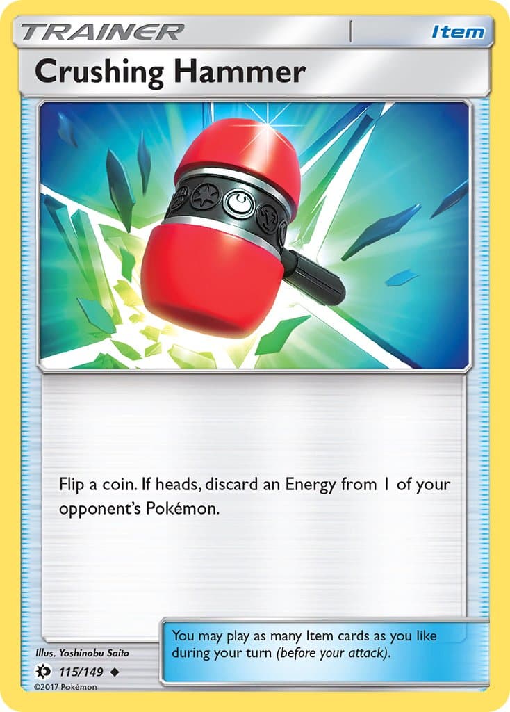 Crushing Hammer — Sun & Moon Pokémon card