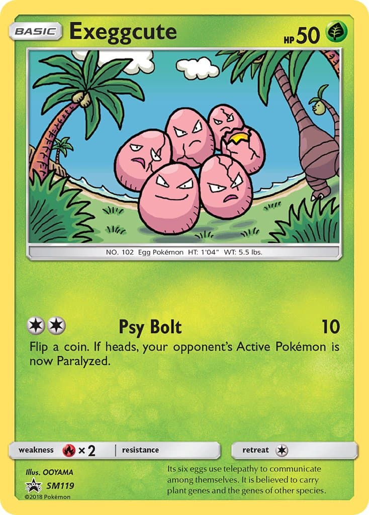 Exeggcute — Sun Moon Promos