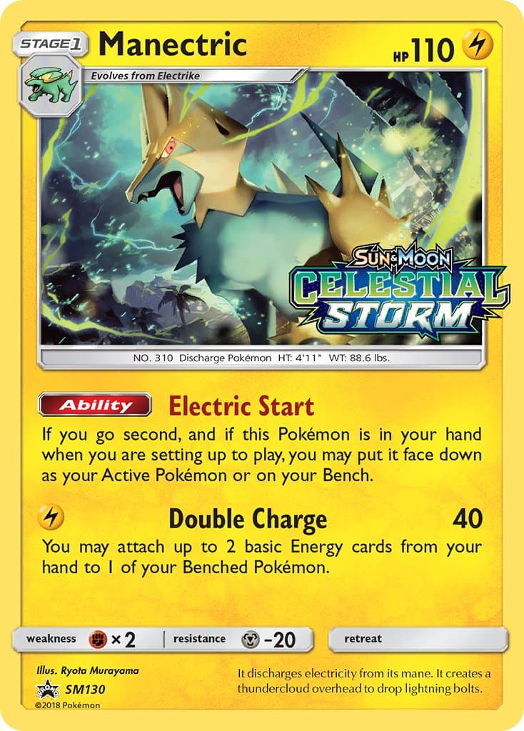 Manectric — Sun Moon Promos