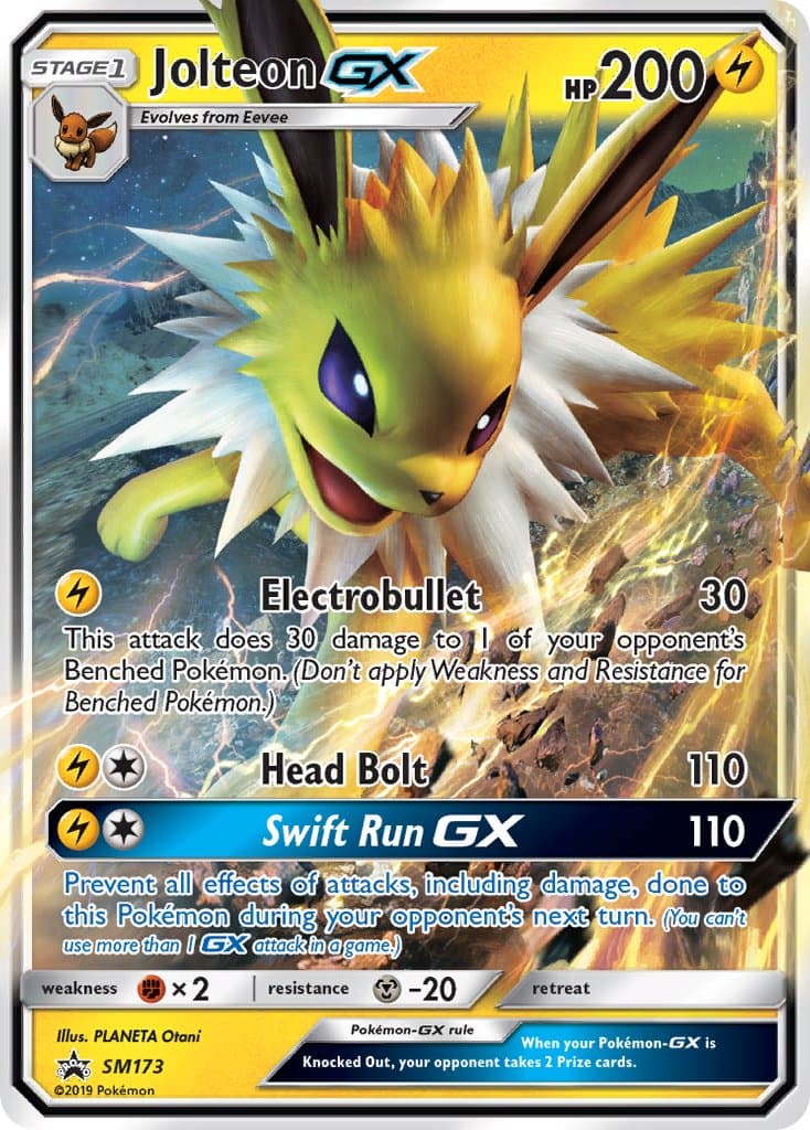 Jolteon Gx — Sun Moon Promos Pokémon card