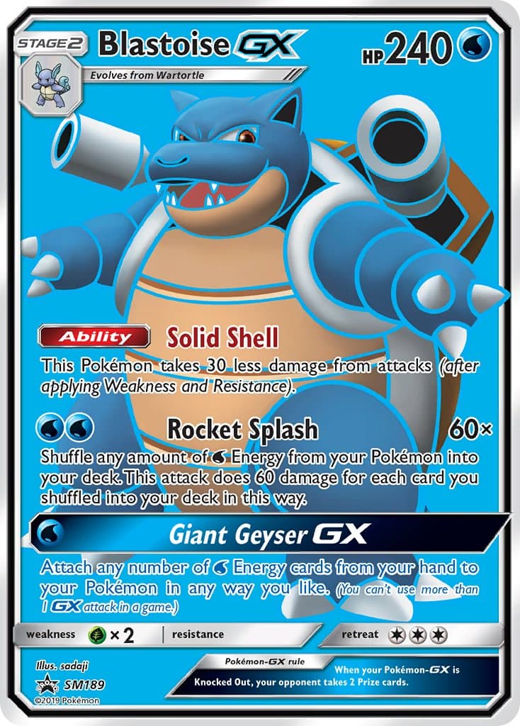 Blastoise Gx — Sun Moon Promos