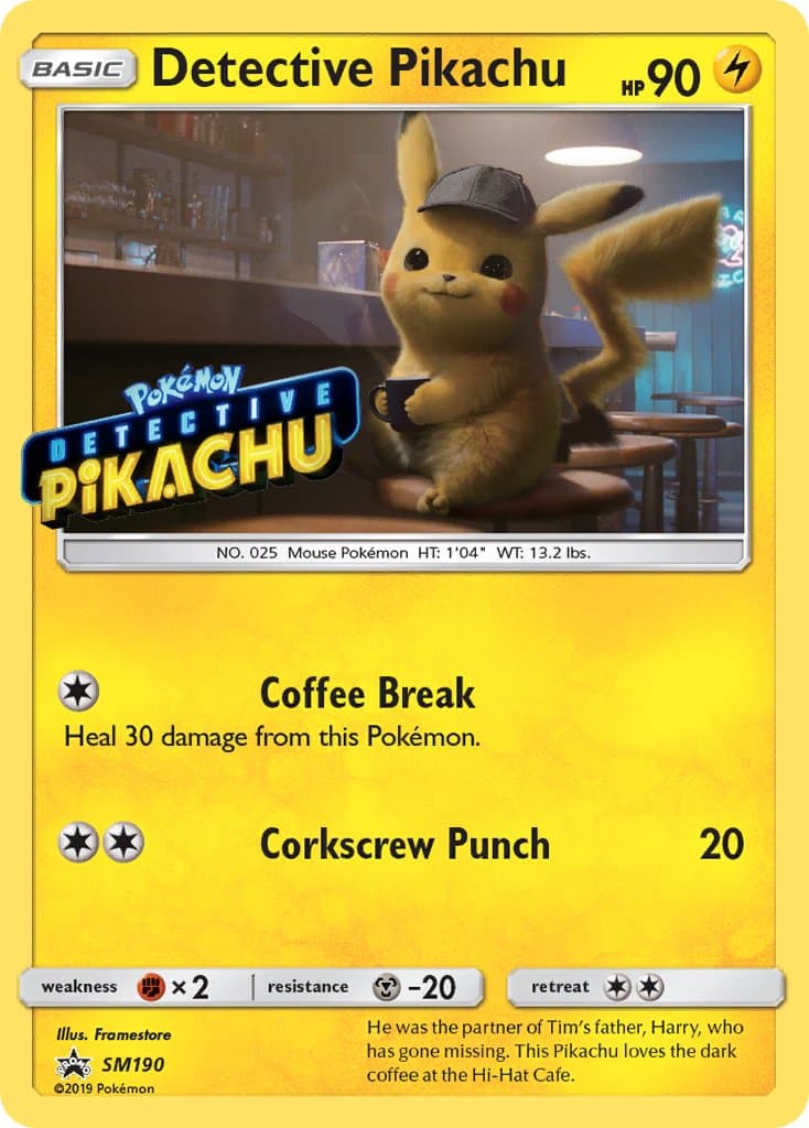 Detective Pikachu — Sun Moon Promos Pokémon card
